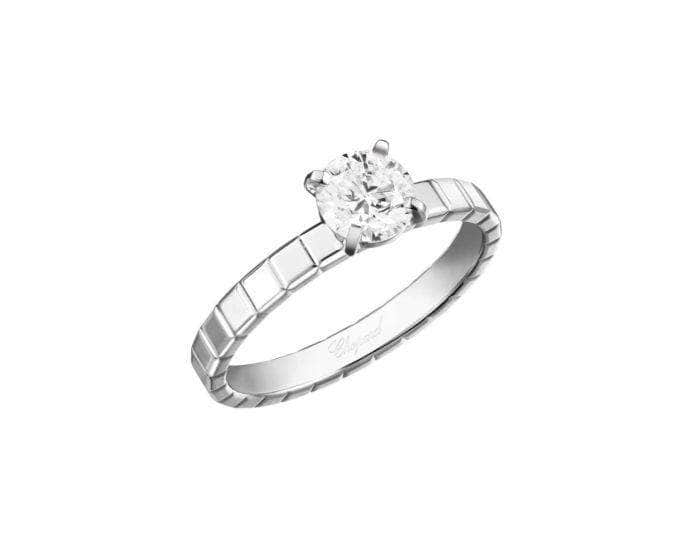 Chopard Platinum Round Diamond 0.70ct Ring Emson Haig