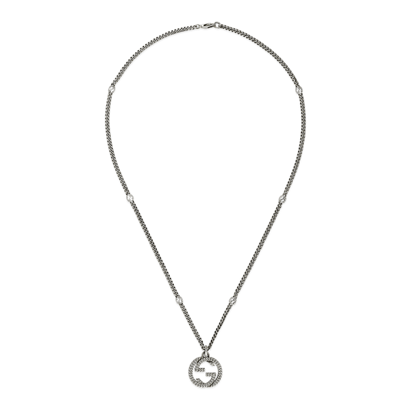 Gucci Necklaces GUCCI INTERLOCKING NECKLACE YBB67865100100U