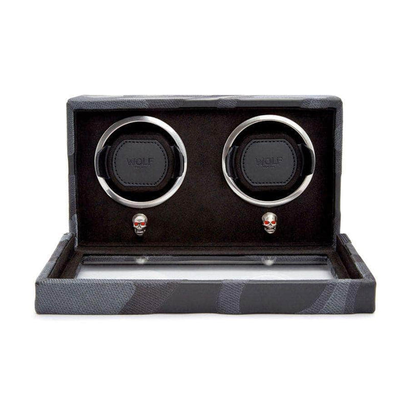 Wolf Accessories Wolf Memento Mori Double Cub Watch Winder