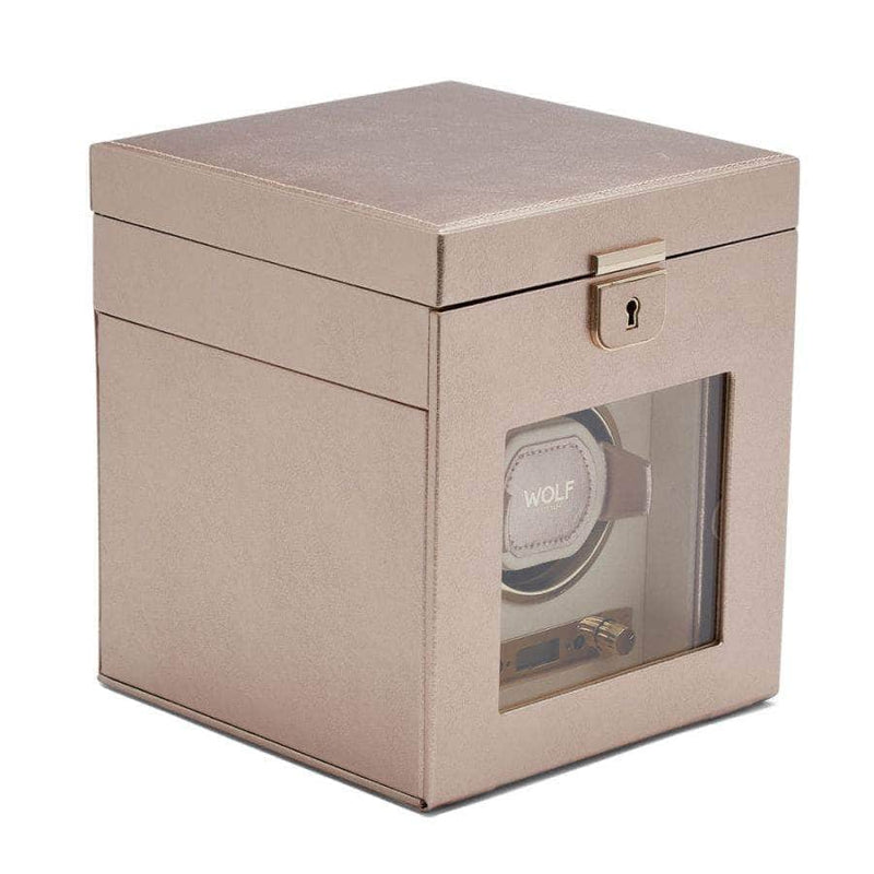 Wolf Accessories Wolf Palermo Single Watch Winder With Storage 213716