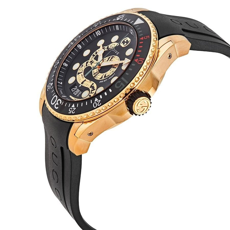 Gucci dive 45mm mens on sale watch