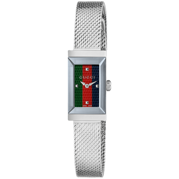 Gucci stainless discount steel watch women's